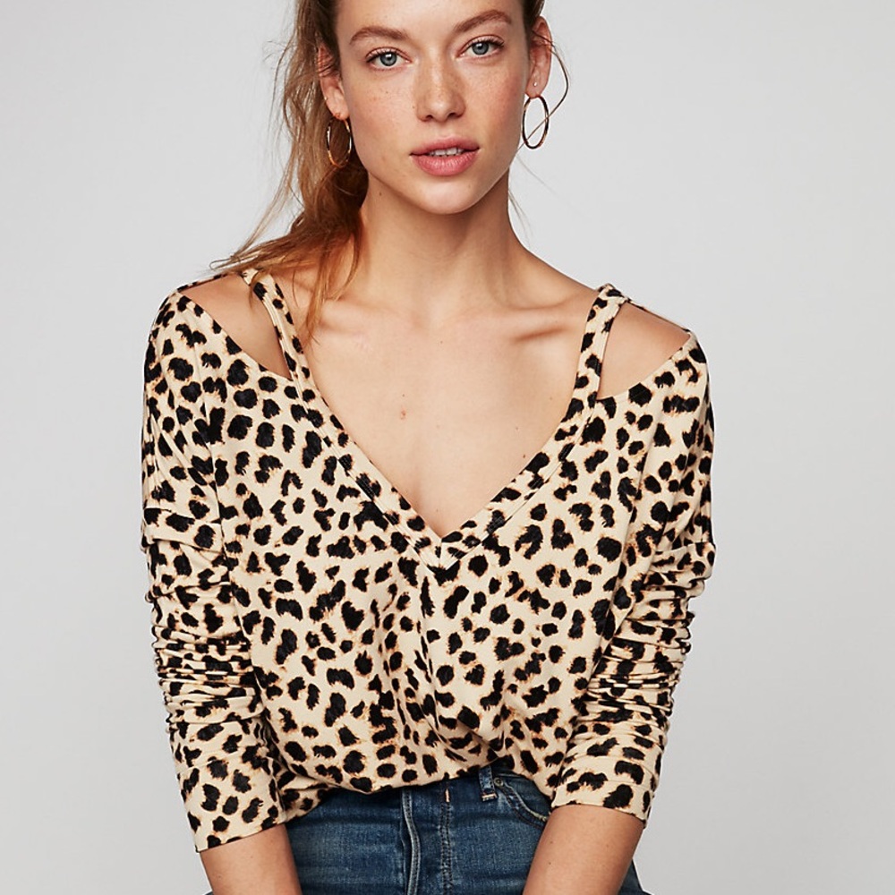 Express Leopard Top